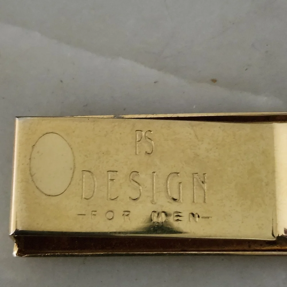 Vingate Paul Sebastion PS Design Gold Tone Money Clip